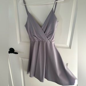 Lilac Mini Dress
